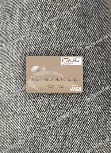 San Marino Banca Partner visa debit card photolook front
